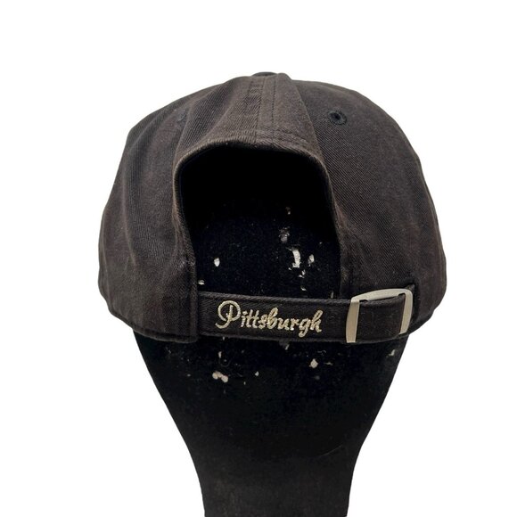 Pittsburgh Penguins Women's Strapback Hat Cap Gold Sequin Logo NHL Hockey - Picture 5 of 11